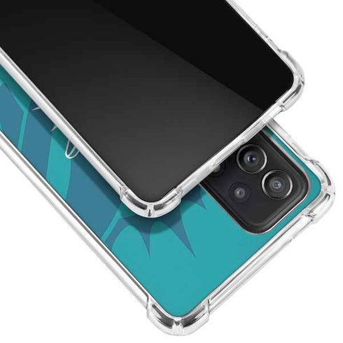 NFL Miami Dolphins Double Vision Galaxy A52 5G Clear Case